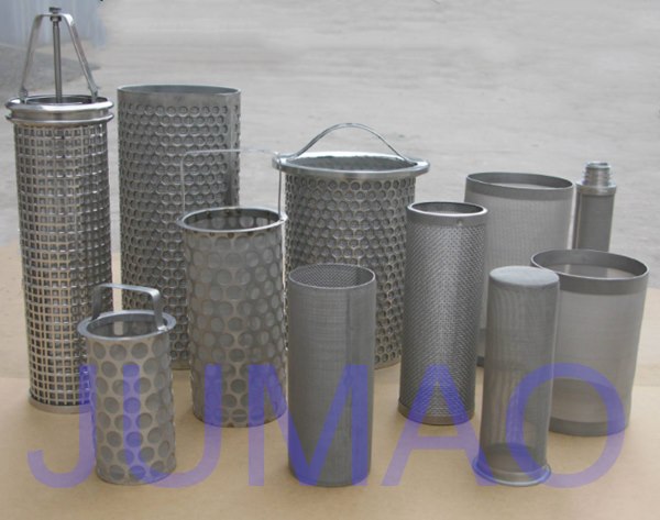Durable Basket Filter Element , Water Strainer Baskets Heat Resistance