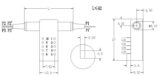 2x4 Multimode 850nm Fiberoptic Switches