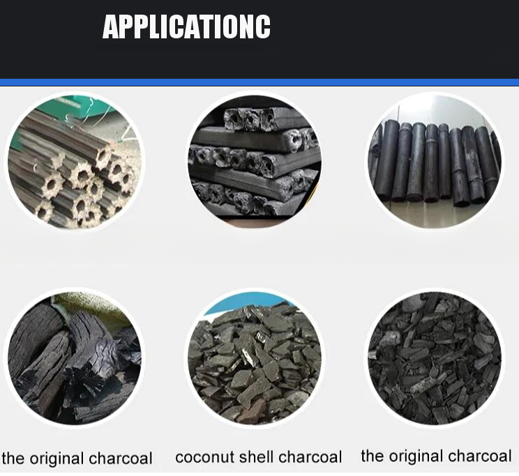 7CBM Capacity Continuous Charcoal Powder Making Machine for Peanut Shell Carbonization
