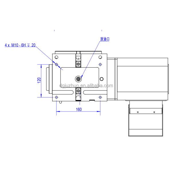 Electrical specifications and connection details for D-170 Rotary Table