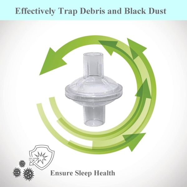 Universal Inline CPAP Filter Compatible with BiPAP Machines ResMed,Dreamstation Standard