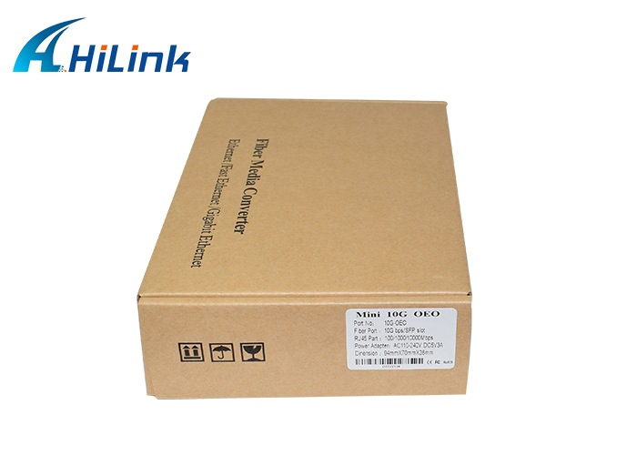 80KM SFP+ To SFP+ 10G OEO Converter With 3R Repeater Function
