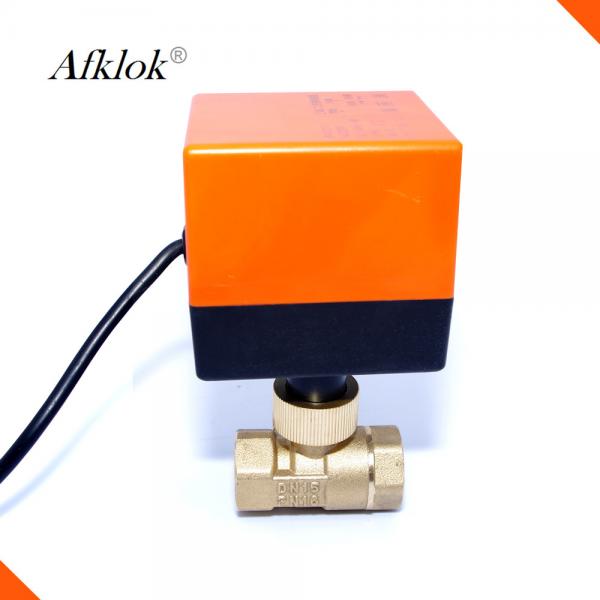 Buy DN25 Pneumatic Flow Control Valve Brass Material Electric Medium Temp Durable at wholesale prices