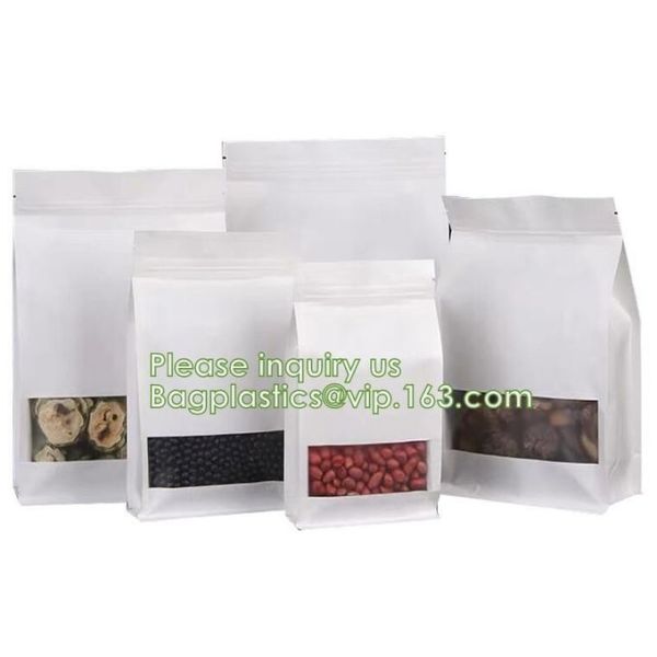 Bagease Custom Printed Biodegradable Compostable Pla Kraft Paper Flat Bottom Luxury Coffee Beans Pouch Packaging Bags