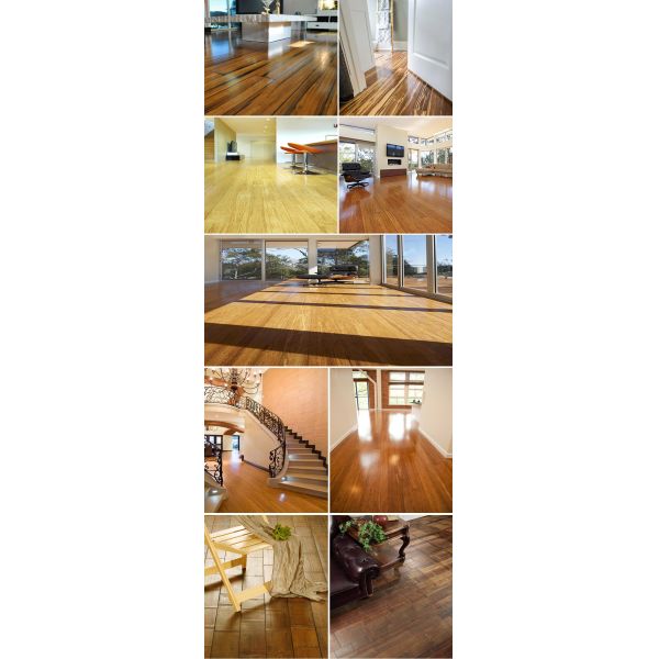 Environmentally Friendly and Durable Stained Bamboo Flooring with SGS Certification