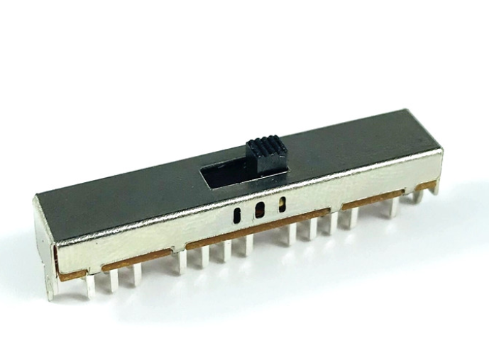 Slide Switch,24 Pin3 Stage Pcb Horozontal Sliding Switch, Interruptor On-Off Push Tact Switch,Mini Toggle Switch