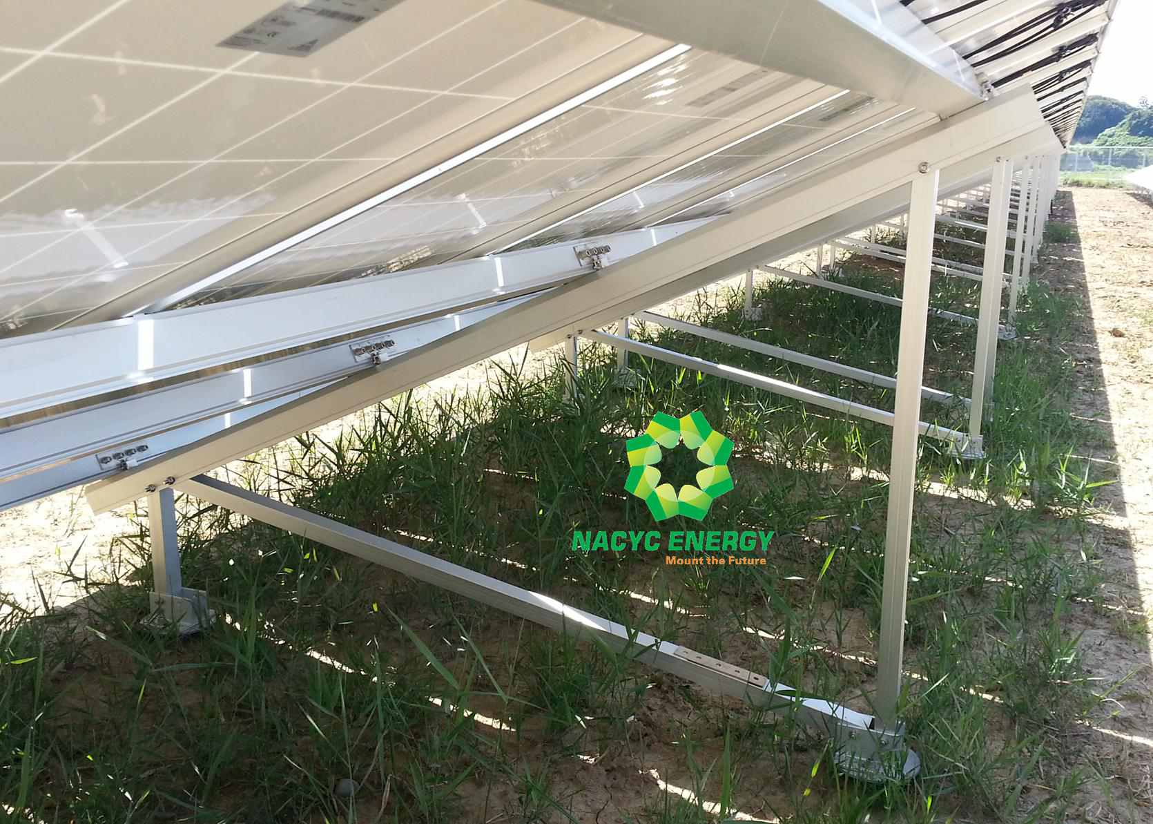 Excellent Endurance Ground Mount Solar Racking Systems Support And Fix Solar Panel