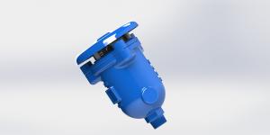 China Blue Exopy Coated Float Air Vent Valve With Ductile Iron Body , High Performance on sale