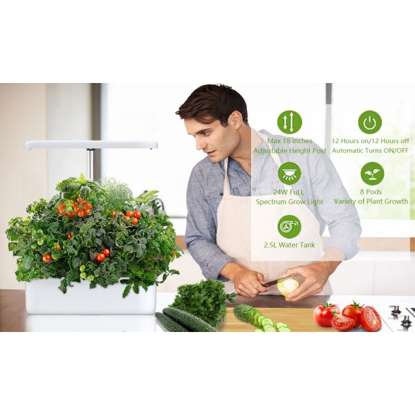 Automated AC240V 12W Hydroponic Growing System Fertilizer Machine