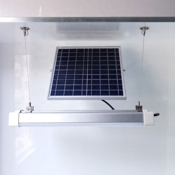180° Light Angle 3000LM High Luminous Efficiency Solar Tri-Proof Light for Parking Lot