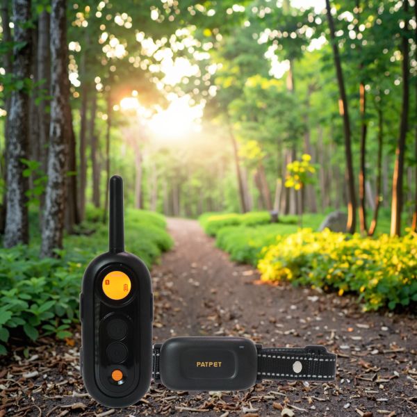 Waterproof Rechargeable Remote Control Training Collar C-Neck Eco-Friendly Nylon PC Beep Vibration Shock Fashion Style Dogs