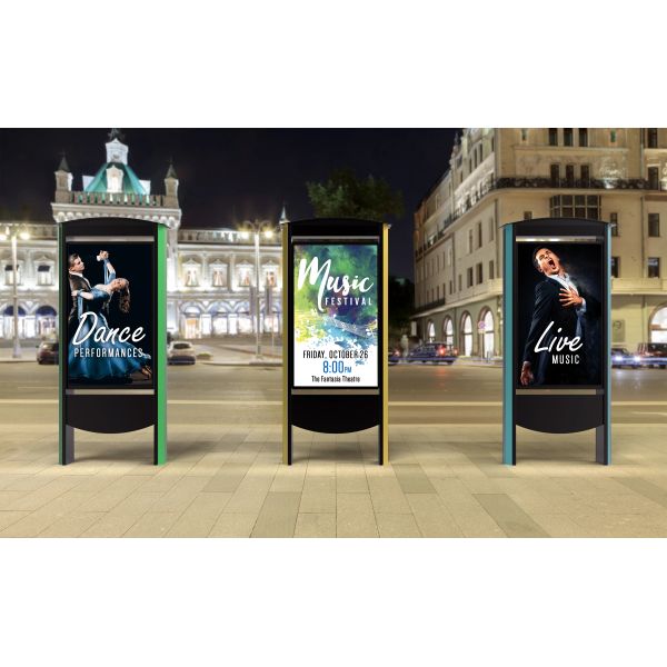 55" Dustproof Android Wifi 4g Outdoor Digital Signage