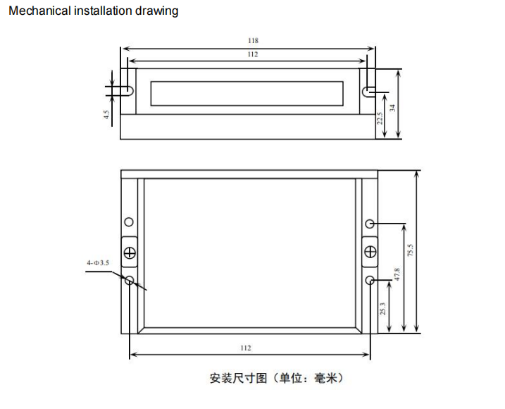 Casun DM556 Stepper Motor Driver side view displaying heat sink and mounting options