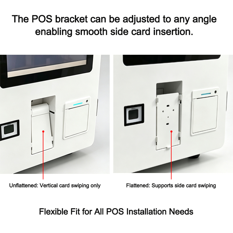 32 inch Double Sided Self Service Touch Screen Kiosk with Thermal Printer for Restaurants