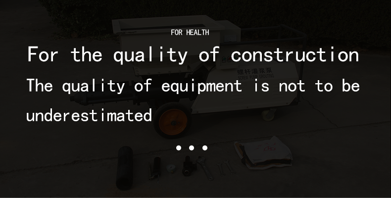 Automatic Screw Pumping Cement Mortar Plastering Machine for Grouting and Spraying