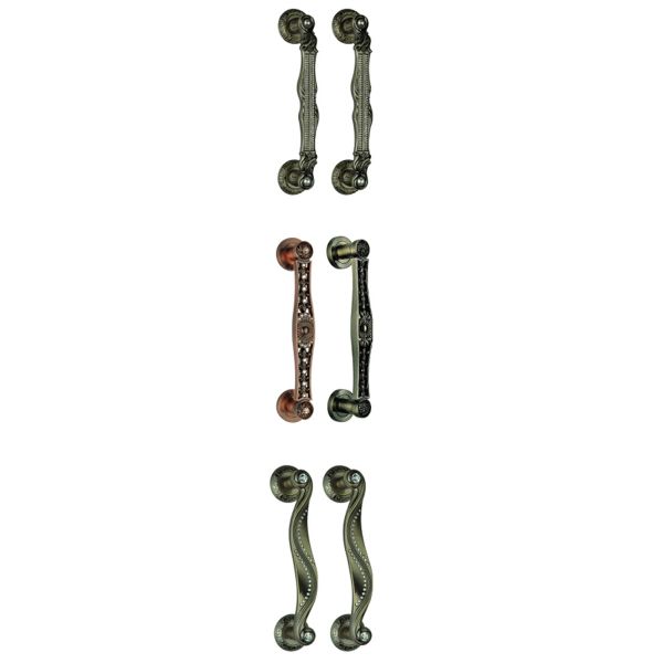 Professional Kitchen Cabinet Pull Handles Fine Craftwork Zinc Alloy Material