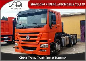 Quality 6X4 Type 375Hp Flatbed Used Tractor Head Trucks for sale