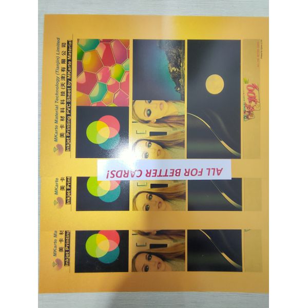 Eco Friendly Inkjet Printable PVC Sheets For Various Inkjet Printers