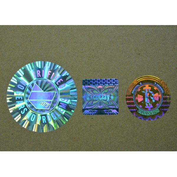 Printing Custom 3D Holographic Security Stickers For Sealing Packages