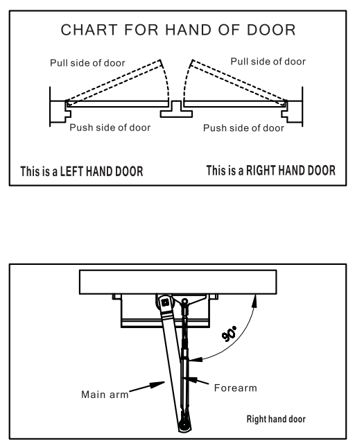 Automatic Electric Door Closer Closing Speed Adjustment 180° Max Opening Angle