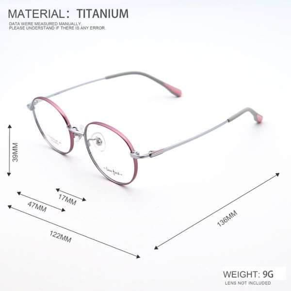 Durability Guaranteed Kids' Bate Titanium Frame Eyewear LF 2002