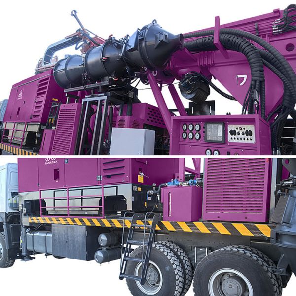 Truck Mounted Drilling Rig With Mud Pump Water Well Drill Machine Reverse Circulation Drilling Rig