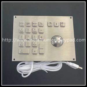 Quality Computer Digital Industrial Keyboard With Trackball USB Interface for sale