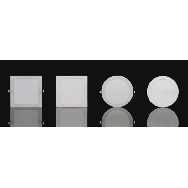 AC85V Recessed Down Light 7000K Ultra Thin Round 24w Led Surface Panel