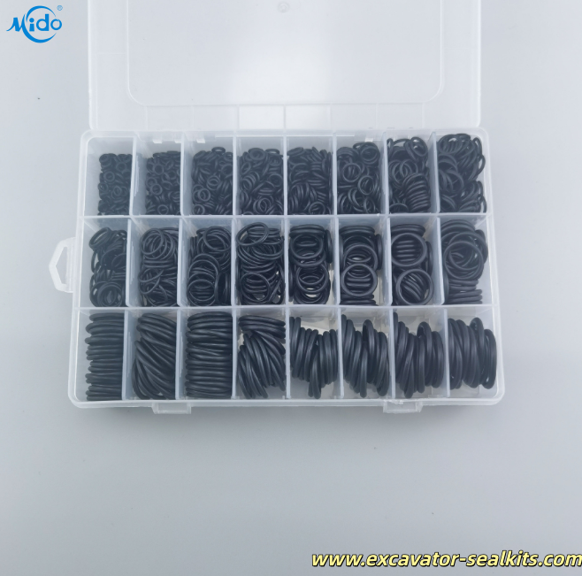 High-Temperature Resistant SE Silicone Rubber O-Rings Set Box for Heavy-Duty Sealing
