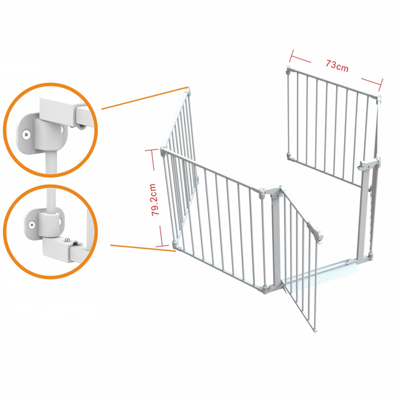 Prodigy Extendable Metal Foldable Baby Playpen Space Saving Durable Foldable Baby Playpen