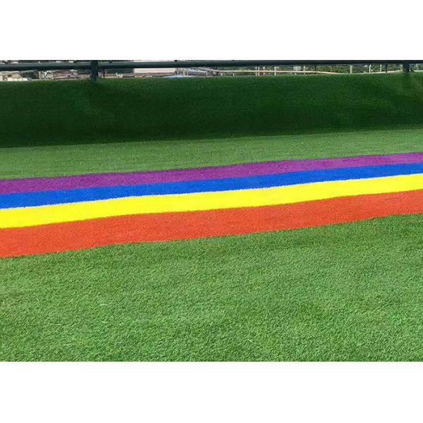 Latex PU Coating 9450 S / Sqm Flat Rooftop Artificial Turf