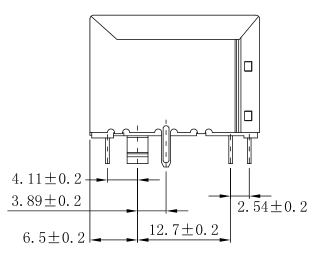 7499110123 Vertical Magnetic RJ45 Jack , 2.54mm Pitch 10/100/1000 BaseT