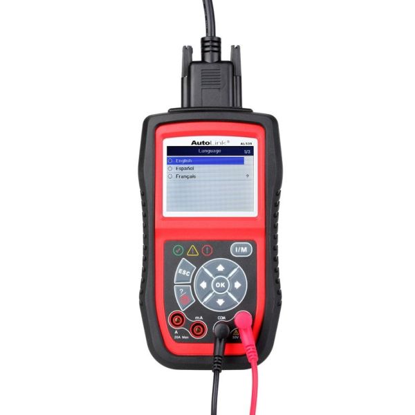 Original Autel AutoLink AL539B OBDII Code Reader & Electrical Test Tool Autel Car Scanner