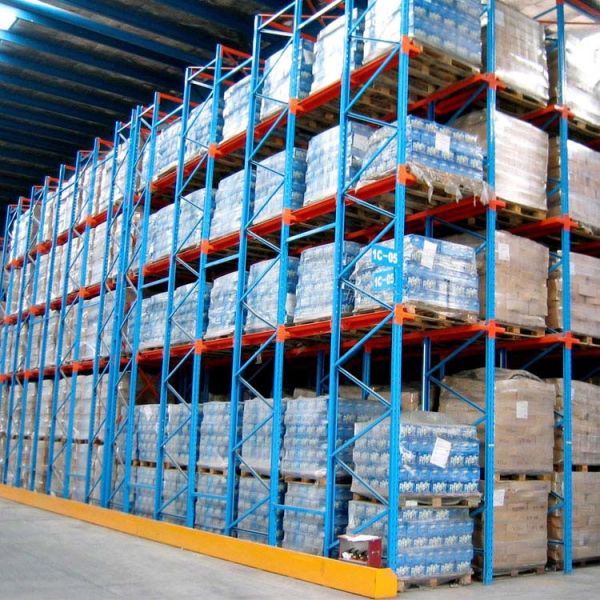Warehouse Drive In Rack Pallet Racking 2-7 Levels High Density Storage System