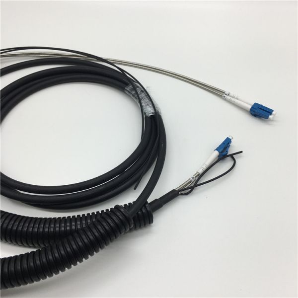 100m Optical Cable Assembly / DLC / DLC / GYFJH / 2 Core Outdoor Protected Branch Cable