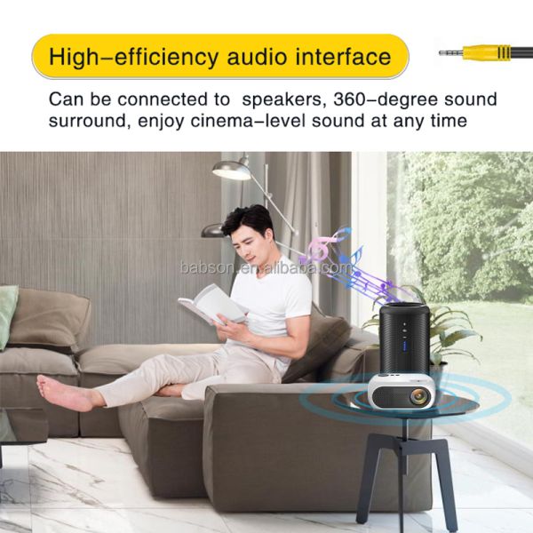 For Salange M24 Full HD LED Mini Projector Pocketable Android/iOS 11 Operating System 1080P Computer Projector Star 202 Game