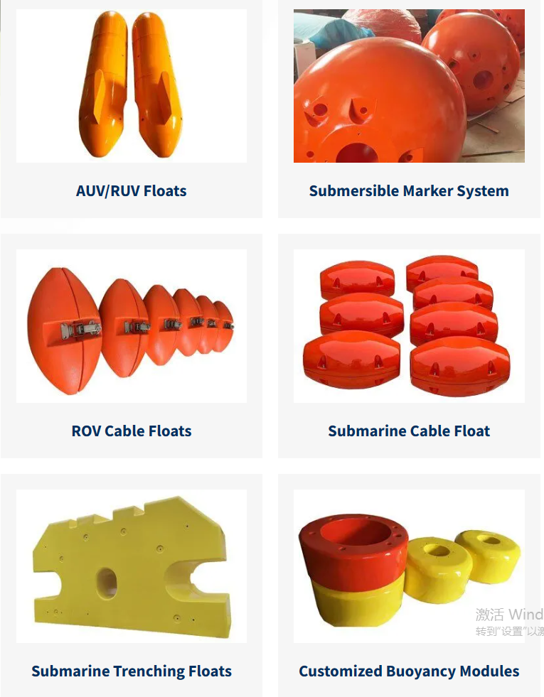 DOOWIN subsea buoyancy module close-up