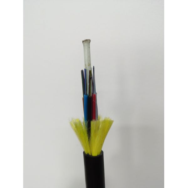 Double Jacket ADSS Outdoor Aerial Fiber Optic Cable Self Supporting 48 Core