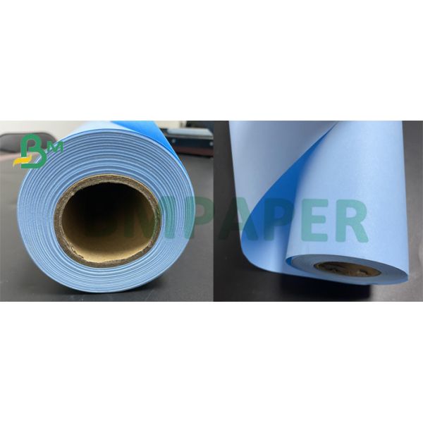 blue plotter paper