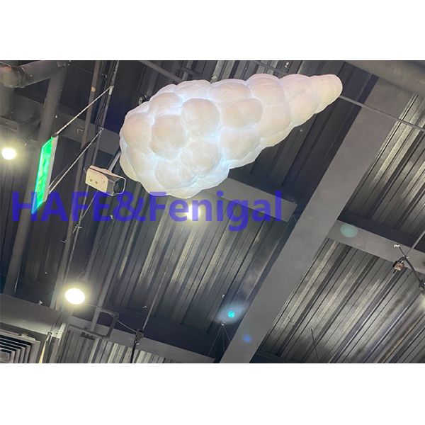 Soft Floating Clouds Pendant Balloon Light Romantic Droplight Silk Cotton Hanging Lamp