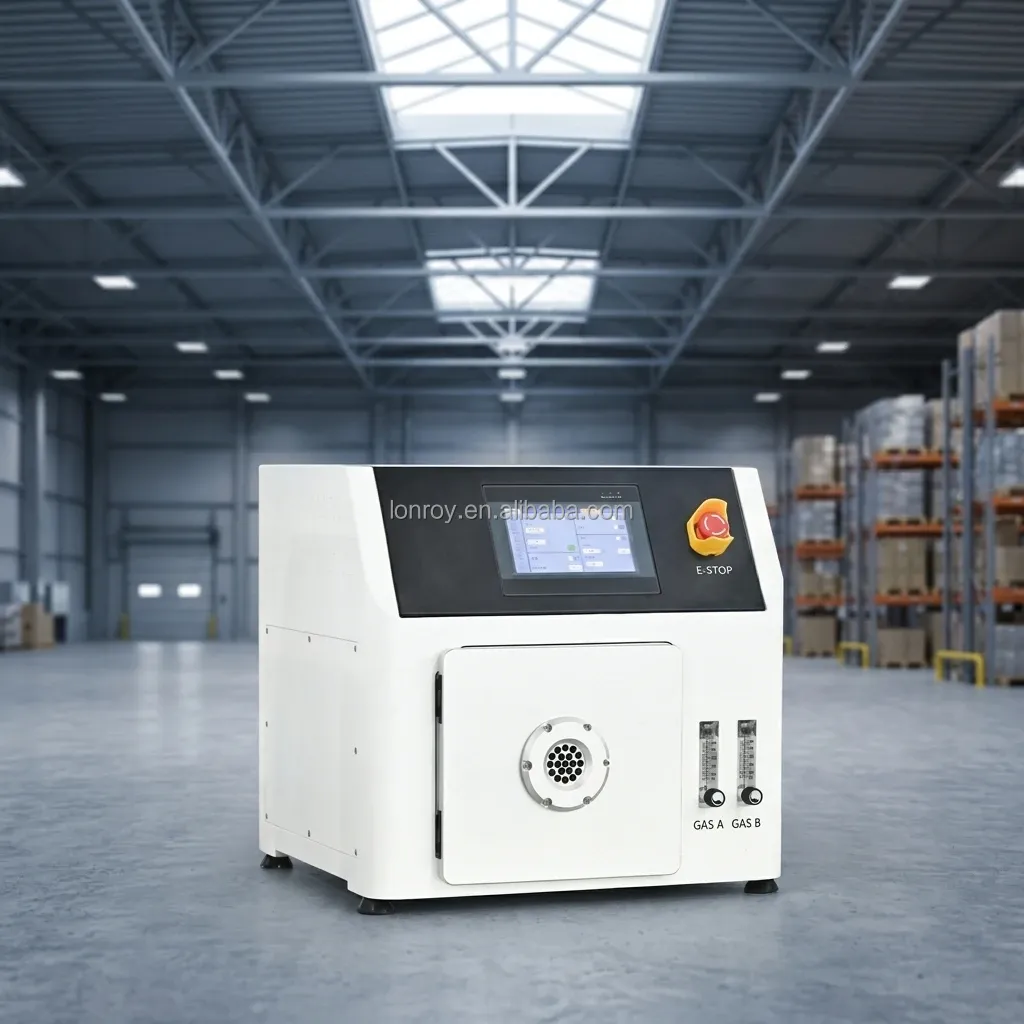 Vacuum Compact Plasma Cleaner Surface Activation Cleaning System Plasma Surface Treater CCP Etching Degreasing Treatment Tester