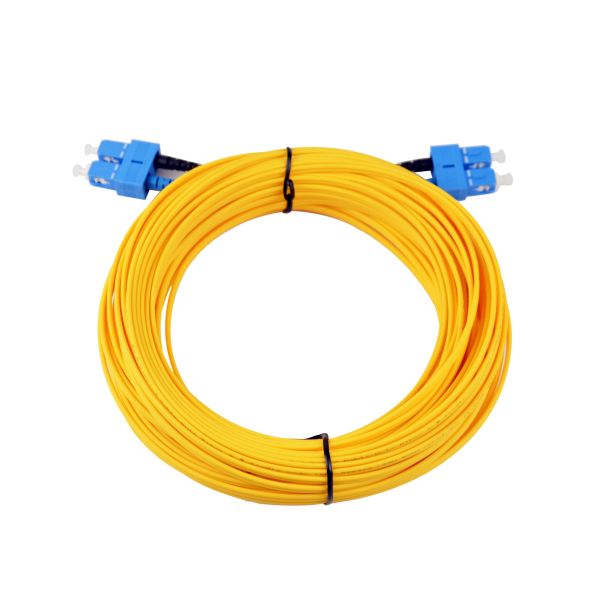 10m 20m 30m SM Duplex SC FTTH Optical Fiber Patch Cord
