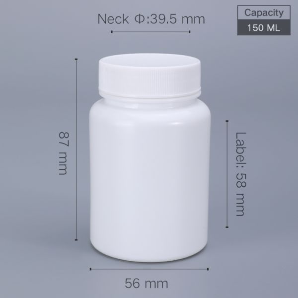 Injection Plastic 100ml 3.5oz Custom HDPE Liquid Container for Pharmaceutical Pill Bottle