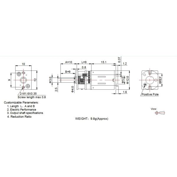 N20 Micro Gear Motor