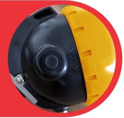 Waterproof IP68 Underground Mining Cap Lamps Silicon Button Cap Low Power Warning