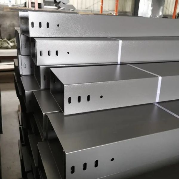 Electrostatic Spray Coating Finished Fireproofing Cable Channel for Wall-mounted Installation