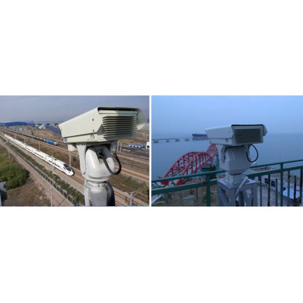 IR Night Vision Safety PTZ Thermal Imaging Camera 20km High Dynamic Range