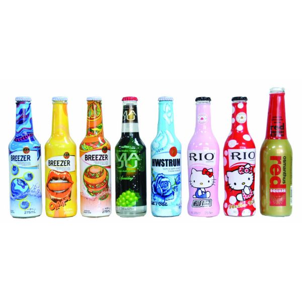 Digital Control Beer Bottle Sleeving Machine 100BPM With Steam Generator