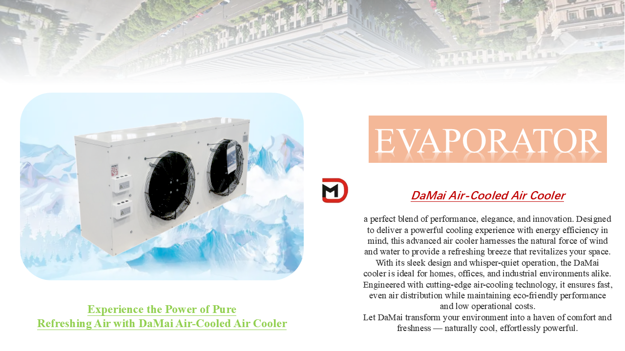 Customizable Temperature Cold Room Air Cooler with Evaporating Temperature -35°C To -5°C