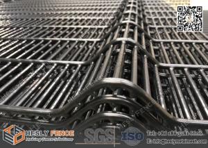 Quality Black Color 358 High Security Mesh Fence | Anti-climb &amp; Anti-cutting Aperture | Prison Fence Supplier for sale